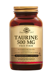 Taurine 500 mg 50 stuks Solgar