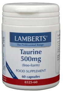 Taurine 500 mg 60 vegicapsules Lamberts