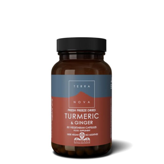 Turmeric & ginger 50 capsules Terranova