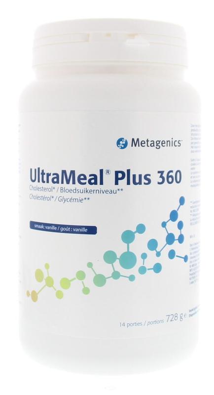 Ultra meal plus 360 vanille 728 gram Metagenics