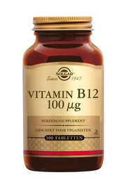 Vitamin B-12 100 mcg 100 stuks Solgar