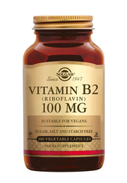 Vitamin B-2 100 mg 100 stuks Solgar