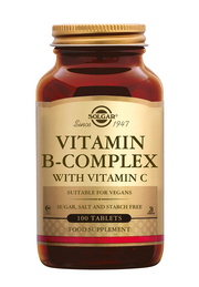Vitamin B-complex with Vitamin C 100 stuks Solgar