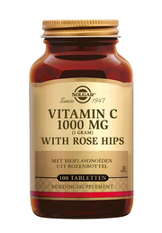 Vitamin C with Rose Hips 1000 mg 100 stuks Solgar