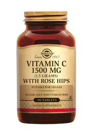 Vitamin C with Rose Hips 1500 mg 180 stuks Solgar