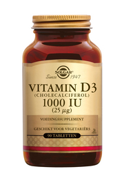 Vitamin D-3 1000 IU 180 stuks Solgar