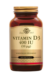 Vitamin D-3 400 IU 100 stuks Solgar
