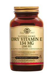 Vitamin E 134 mg/200 IU Dry 50 stuks Solgar
