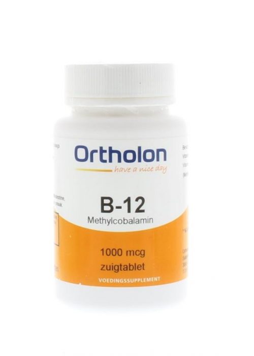 Vitamine B12 methylcobalamine 1000 mcg 60 zuigtabletten Ortholon