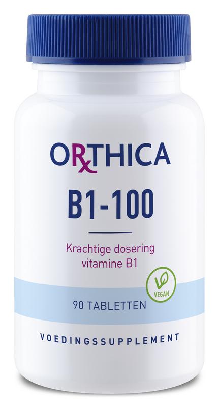 Vitamine B1 100 90 tabletten Orthica