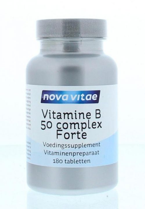 Vitamine B50 complex 180 tabletten Nova Vitae