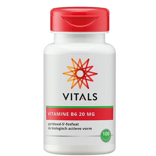 Vitamine B6 20 mg 100 capsules Vitals