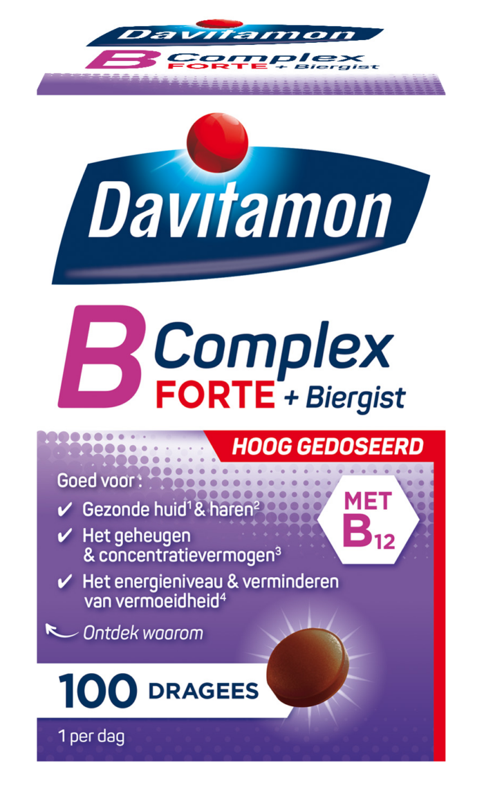 Vitamine B complex forte 100 dragees Davitamon