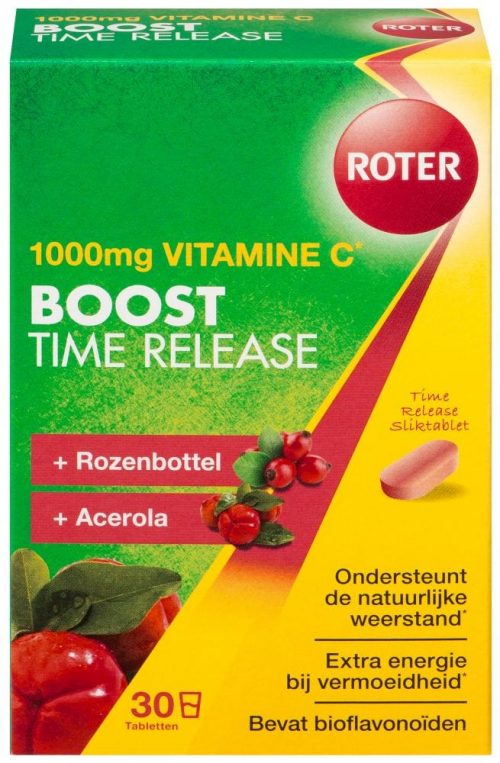 Vitamine C 1000 mg Pro boost time released 30 tabletten Roter