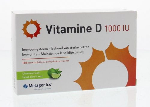 Vitamine D3 1000IU 168 tabletten Metagenics