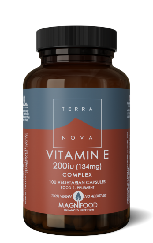 Vitamine E 200IU complex 100 capsules Terranova