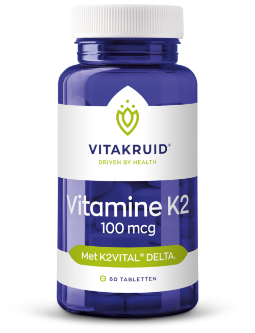 Vitamine K2 100 mcg 60 tabletten Vitakruid