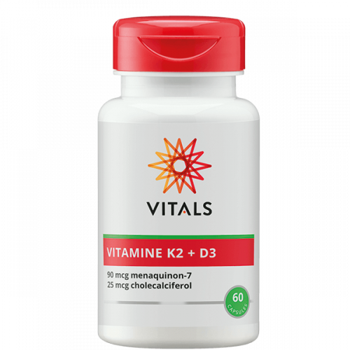 Vitamine K2 + D3 60 capsules Vitals