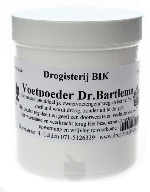 Voetpoeder Dr. Bartlema 70 gram Drog Bik