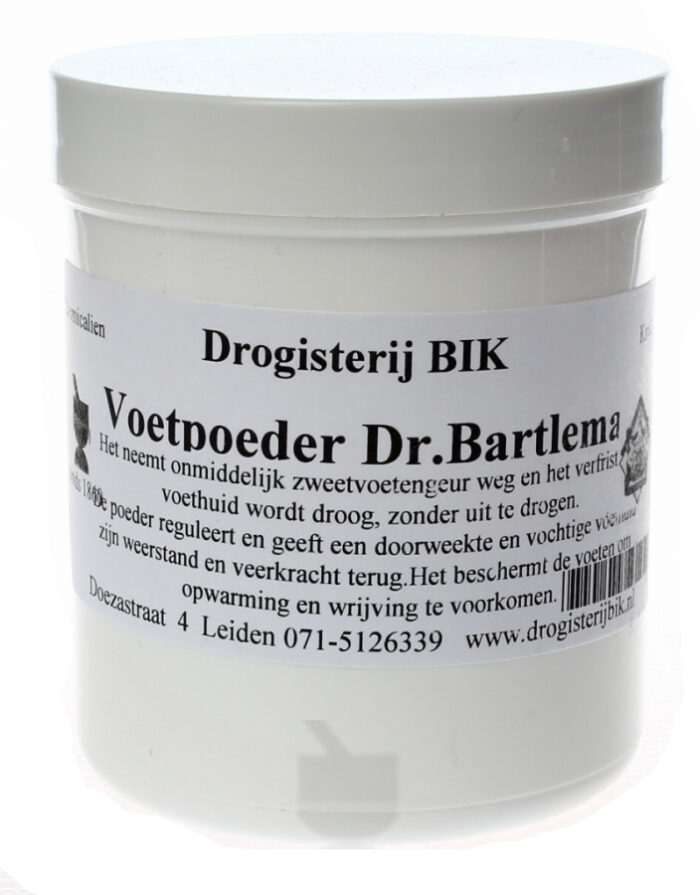 Voetpoeder Dr. Bartlema 70 gram Drog Bik