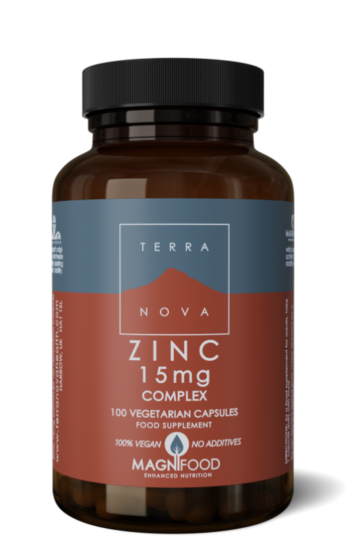 Zinc 15 mg complex 100 capsules Terranova