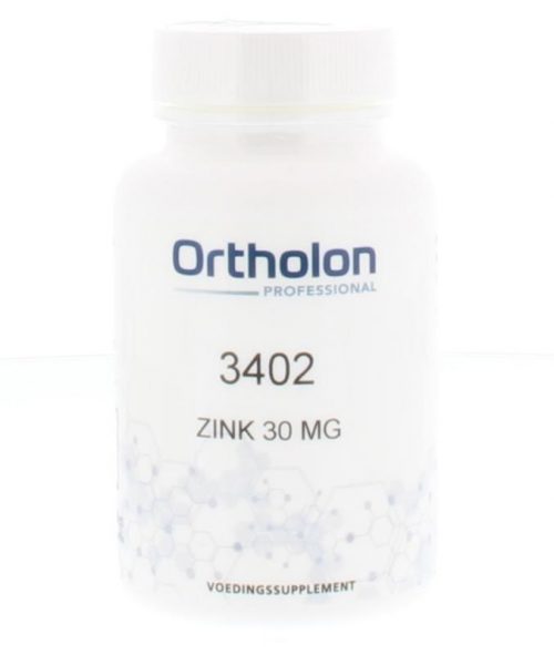 Zink citraat 30 mg 60 tabletten Ortholon Pro