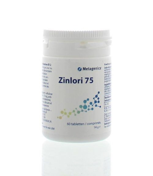 Zinlori 75 60 tabletten Metagenics