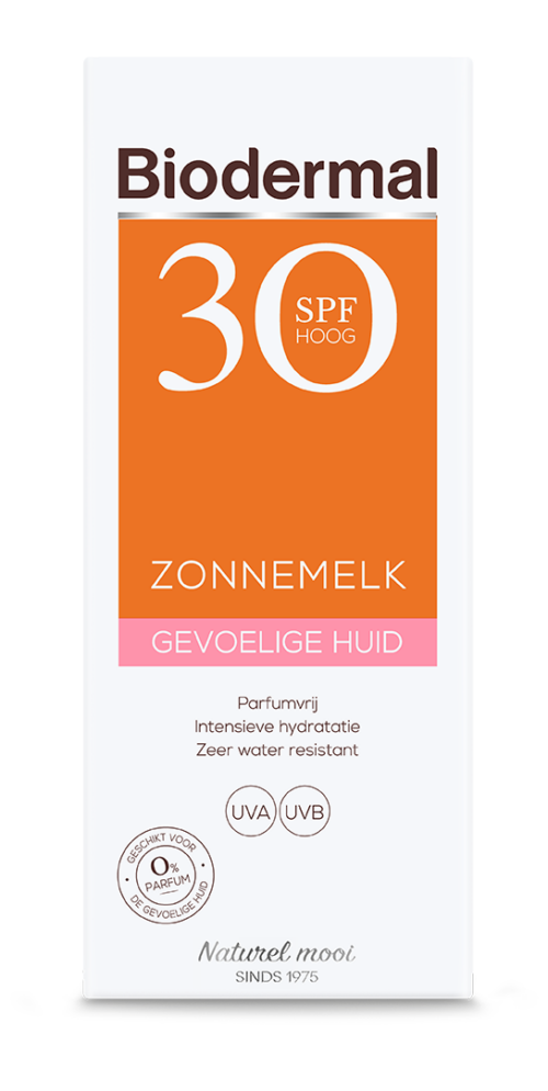 Zonnemelk SPF30 gevoelige huid 200 ml Biodermal