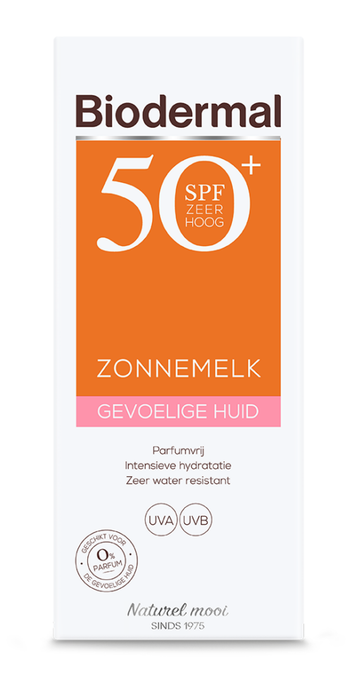 Zonnemelk SPF50+ gevoelige huid 200 ml Biodermal