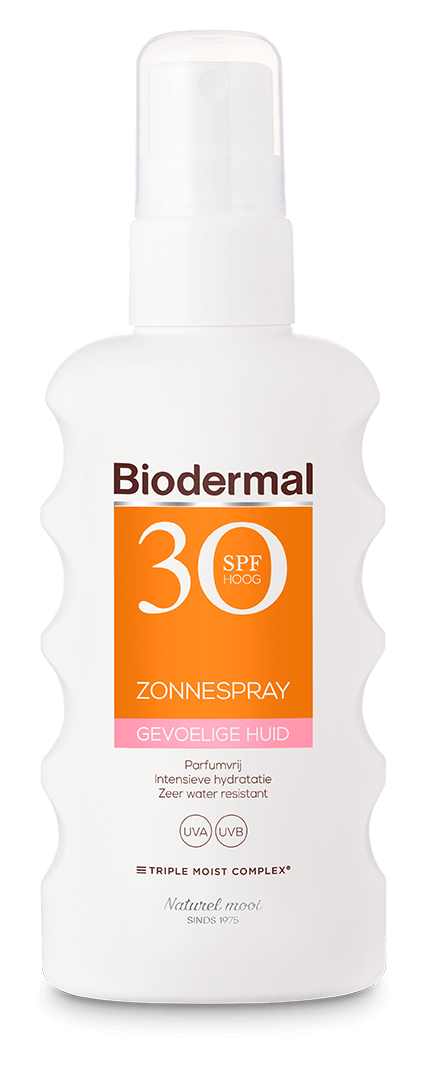 Zonnespray SP30 gevoelig huid 175 ml Biodermal