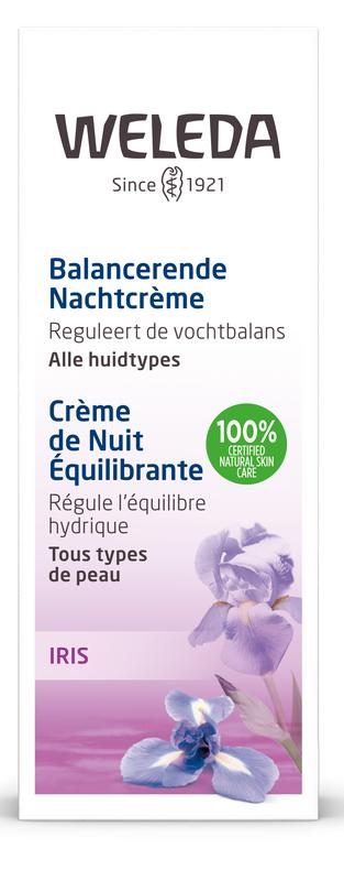Iris hydraterende nacht crème 30 ml Weleda