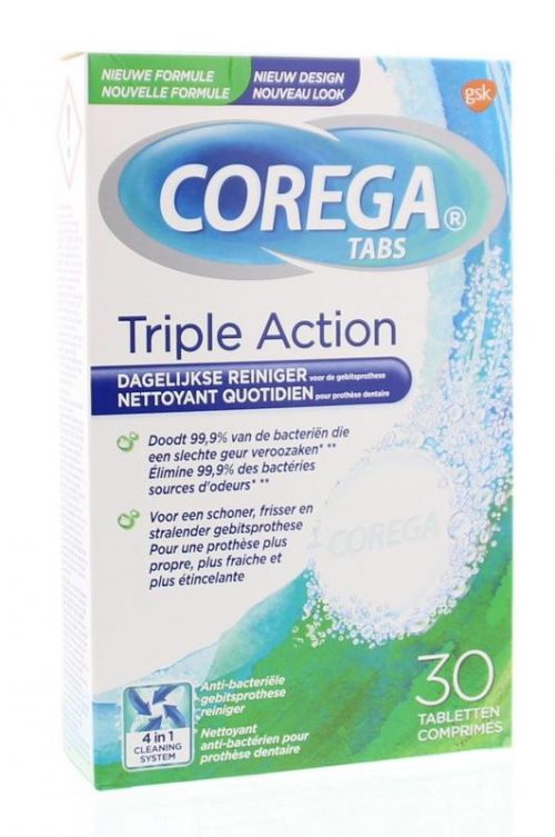 Corega Tabletten triple action 30 tabletten