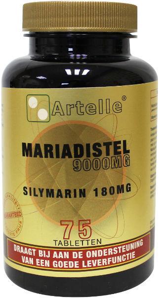 Mariadistel 9000 mg silymarin 180 mg 75 tabletten