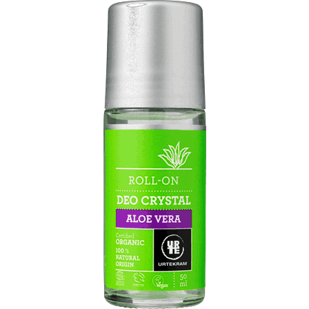 Deodorant crystal roll on aloe vera 50 ml Urtekram