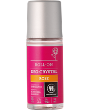 Deodorant crystal roll on rozen 50 ml Urtekram