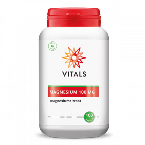 Magnesiumcitraat 100 mg 100 capsules Vitals