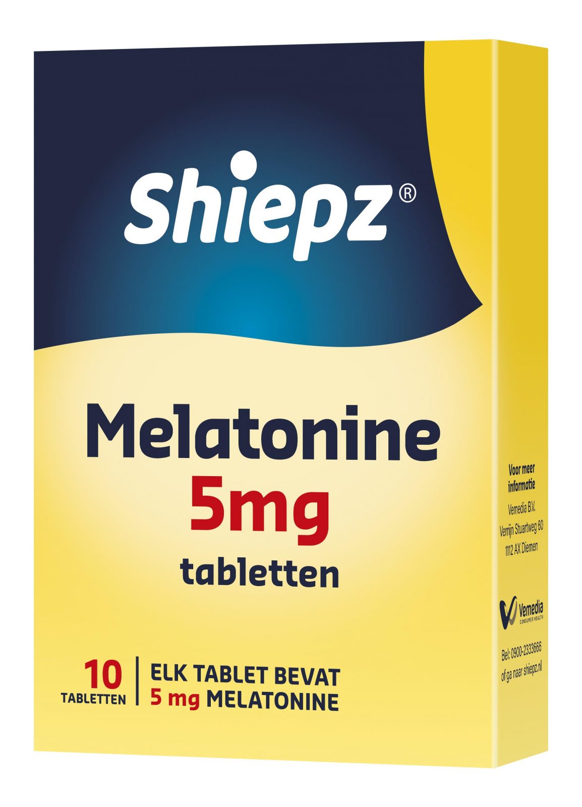 Melatonine 5 mg 10 tabletten Shiepz
