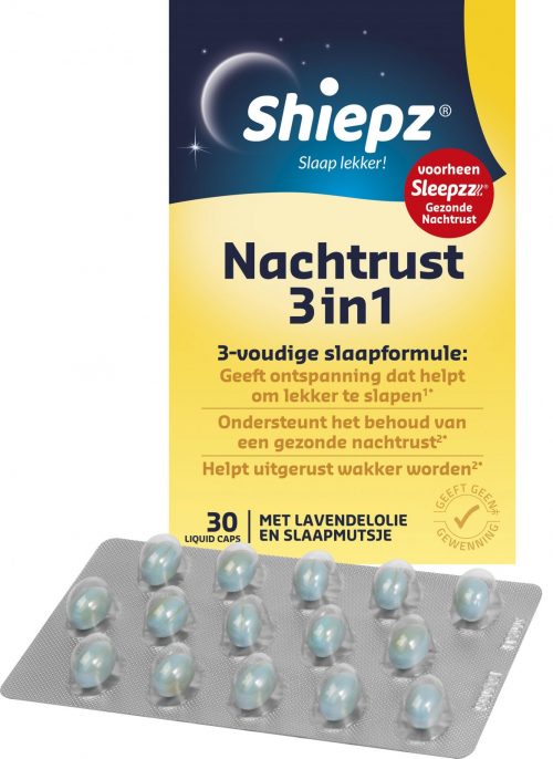 Nachtrust 3 in 1 (Gezonde nachtrust) 30 tabletten Shiepz