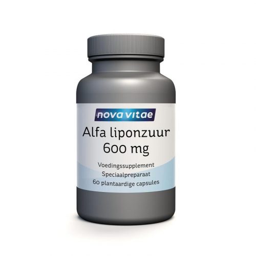 Alfa liponzuur 600 mg 60 capsules Nova Vitae