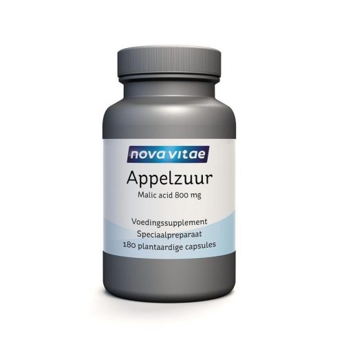 Appelzuur malic acid 800 mg 100 capsules Nova Vitae