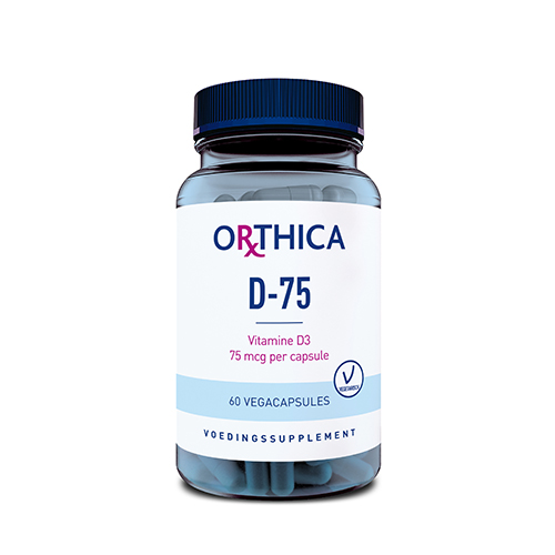 Vitamine D-75 60 capsules Orthica