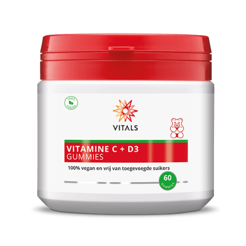 Vitamine C + D3 gummies 60st Vitals