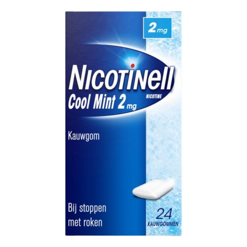 Kauwgom Cool mint 2 mg 24 stuks Nicotinell