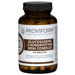 Glucosamine chondroitine complex MSM 120 tabletten Proviform