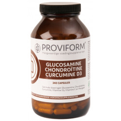 Glucosamine chondroitine curcuma D3 240 capsules Proviform