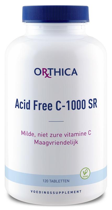 Vitamine C 1000 SR acidfree 120 tabletten Orthica AP