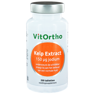 Kelp extract 150 mcg jodium 200 tabletten Vitortho
