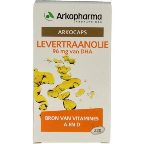Levertraanolie 220 capsules Arkocaps