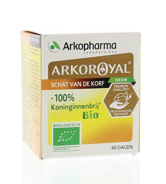 Royal jelly 100% koninginnebrij bio 40g Arko Royal