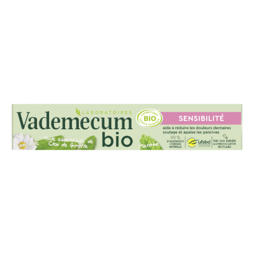 Sensibilité / Sensitive tandpasta 75 ml Vademecum BIO